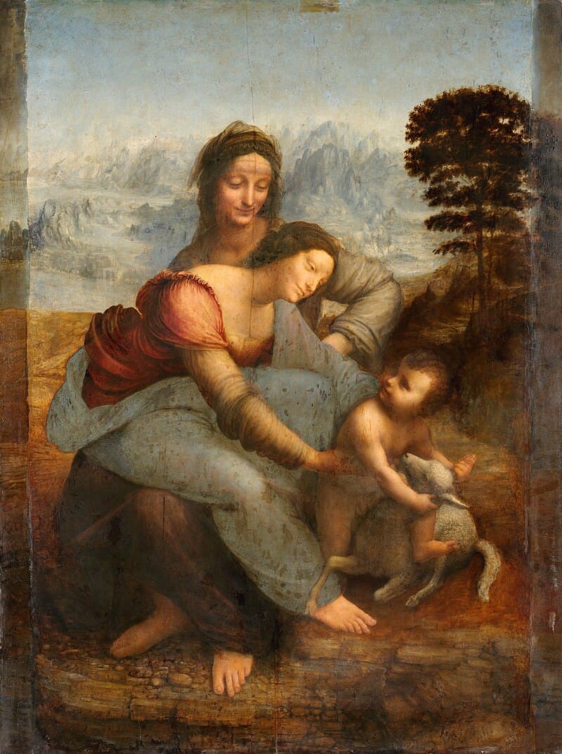 The Virgin and Child with Saint Anne by Leonardo da Vinci