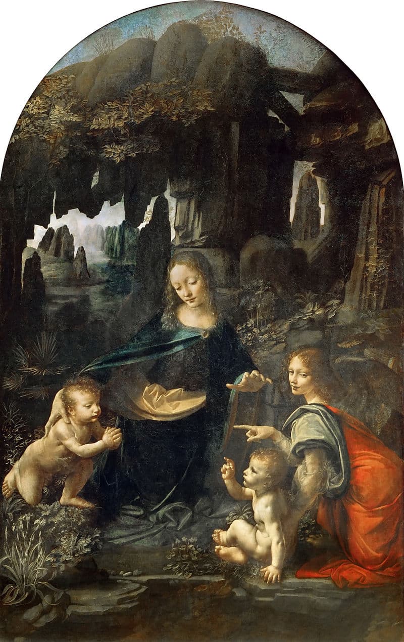 Virgin of the Rocks (Louvre) by Leonardo da Vinci