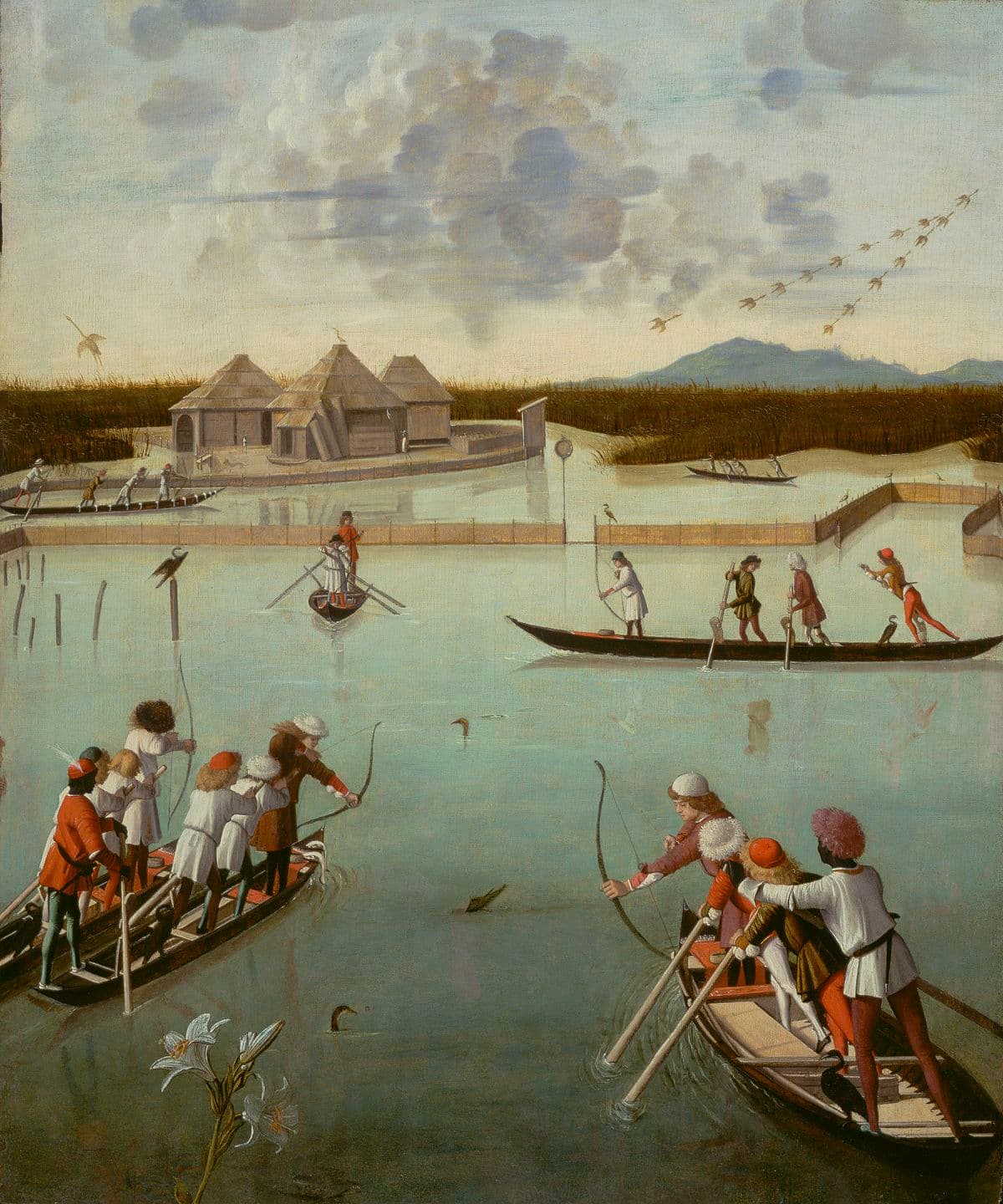 Hunting on the Lagoon by Vittore Carpaccio