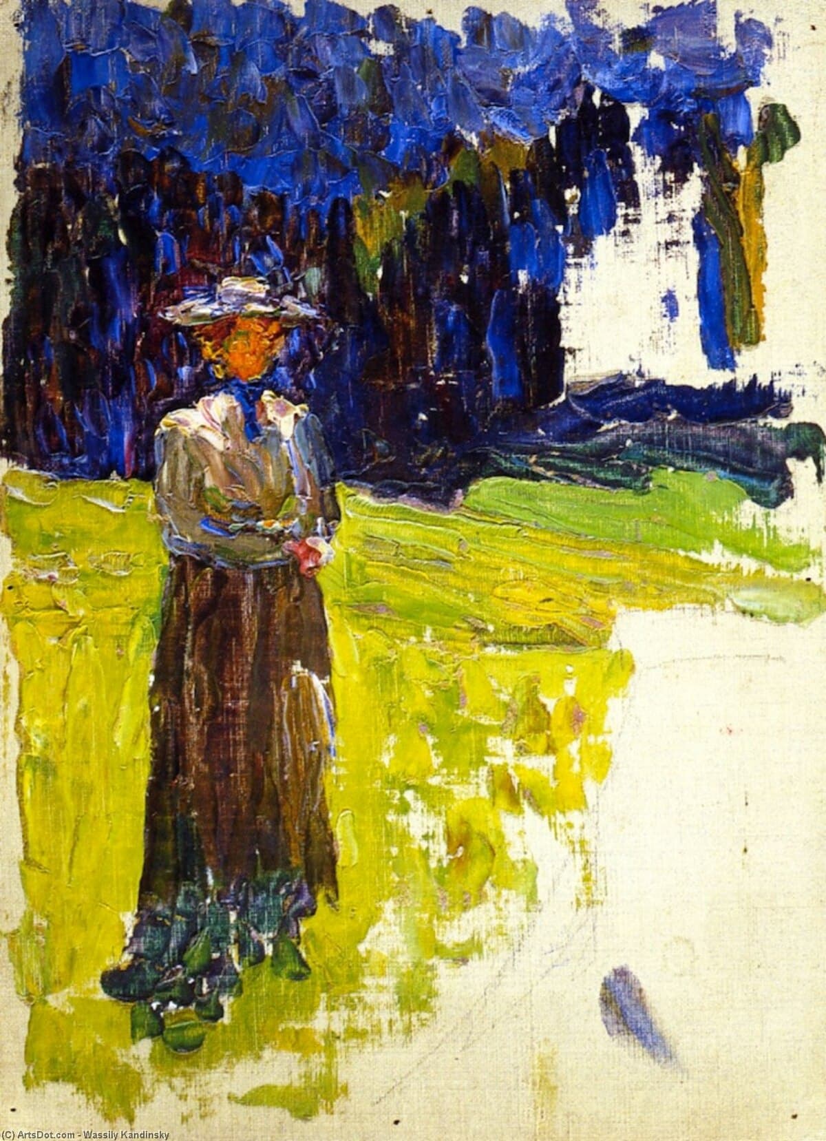 Forest edge by Wassily Kandinsky