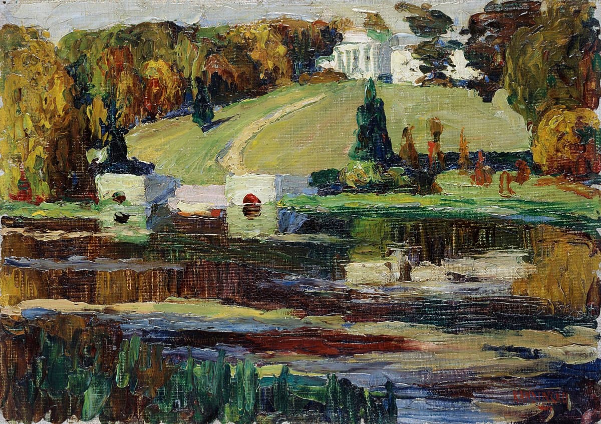 Okhtyrka, autumn by Wassily Kandinsky