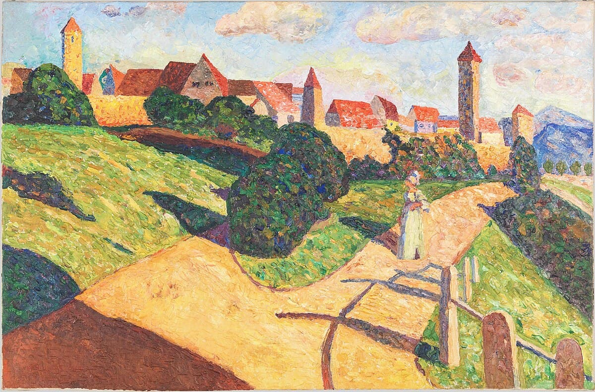 Old town II by Wassily Kandinsky
