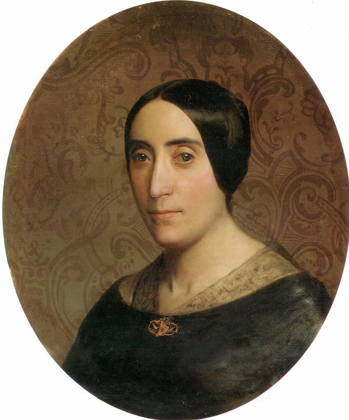 A Portrait of Amelina Dufaud by William-Adolphe Bouguereau