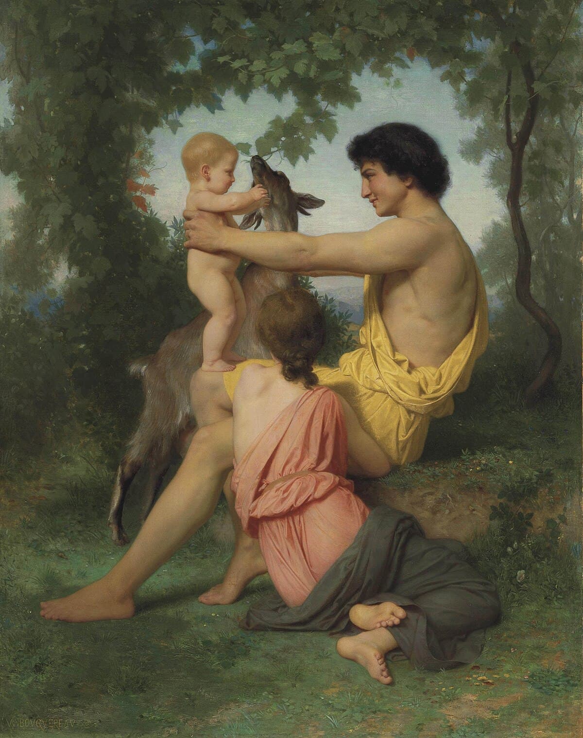 Idyll by William-Adolphe Bouguereau