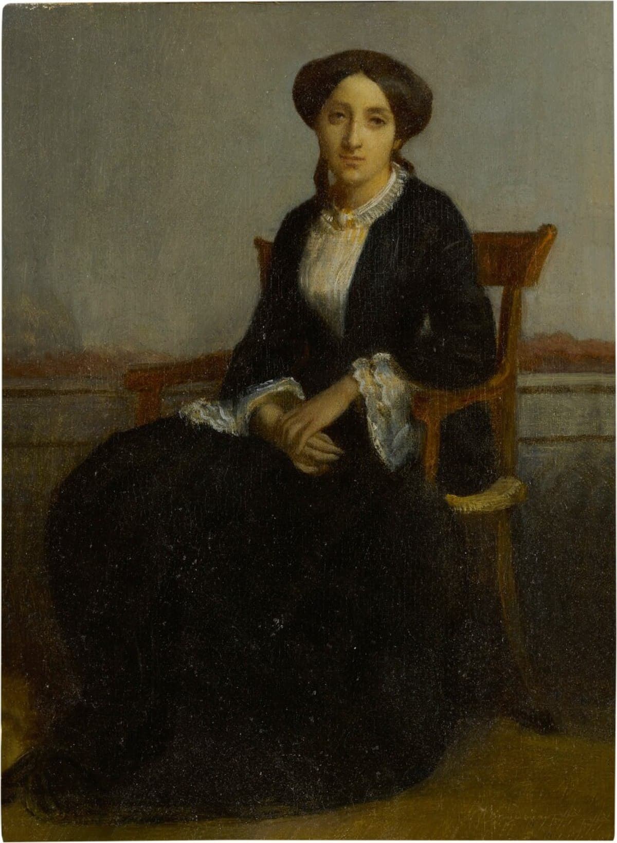 Portrait of Genevieve Celine by William-Adolphe Bouguereau at Private Collection