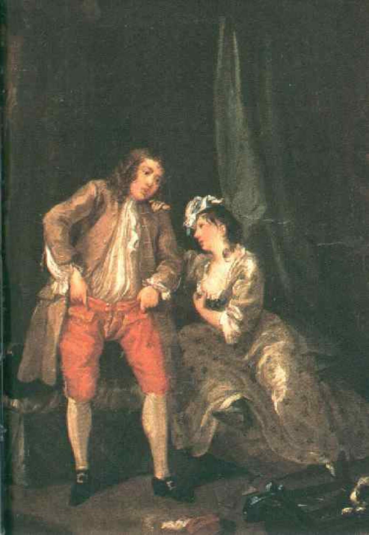 Before the Seduction and After by William Hogarth