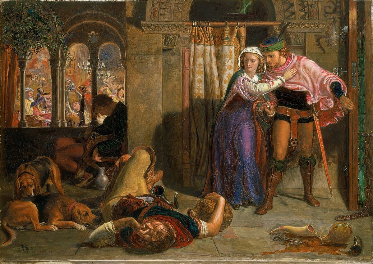 The Eve of Saint Agnes by William Holman Hunt
