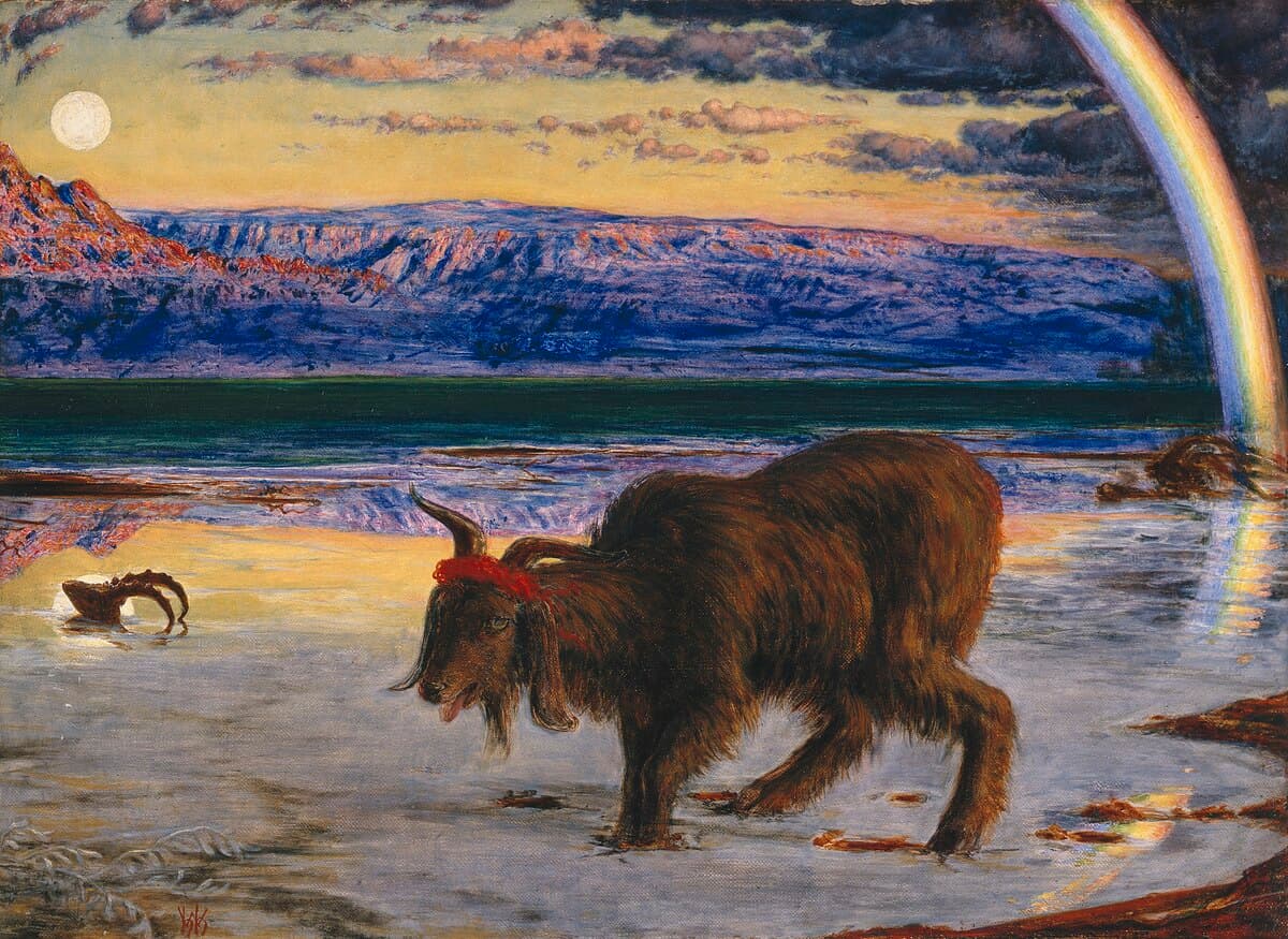 The Scapegoat by William Holman Hunt