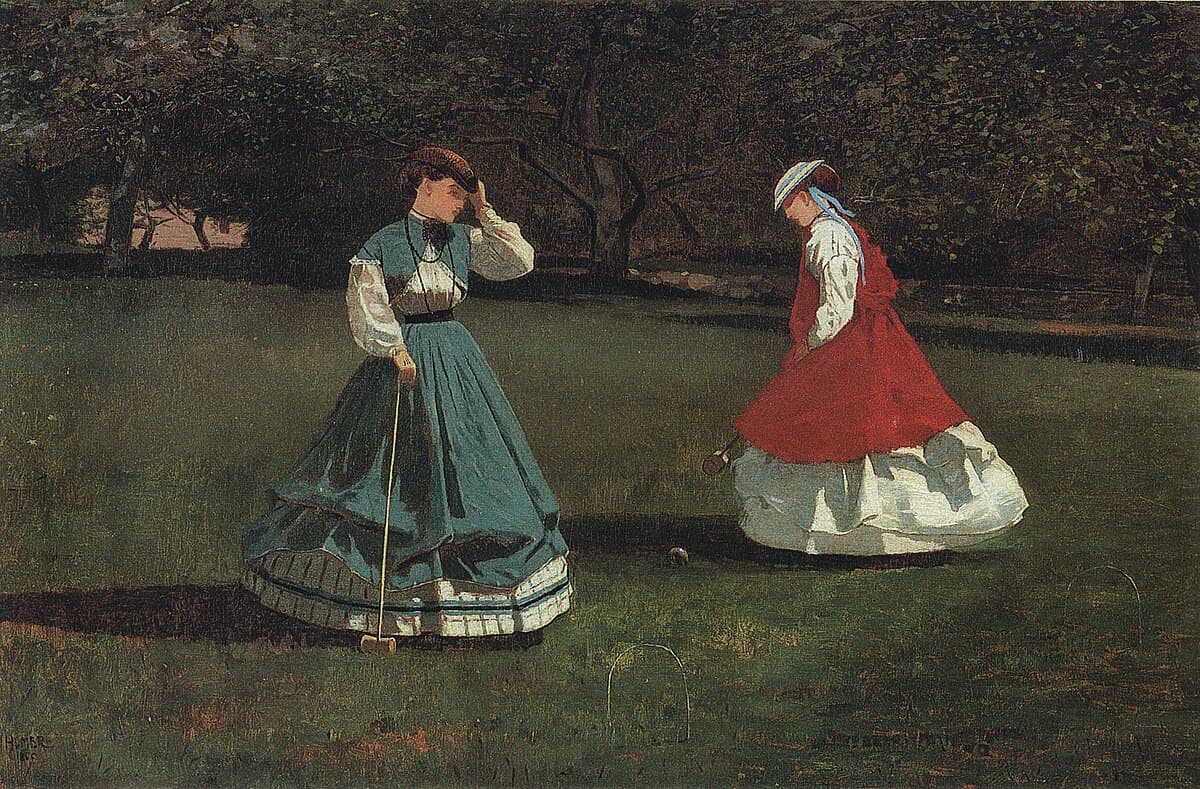 Game of Croquet by Winslow Homer