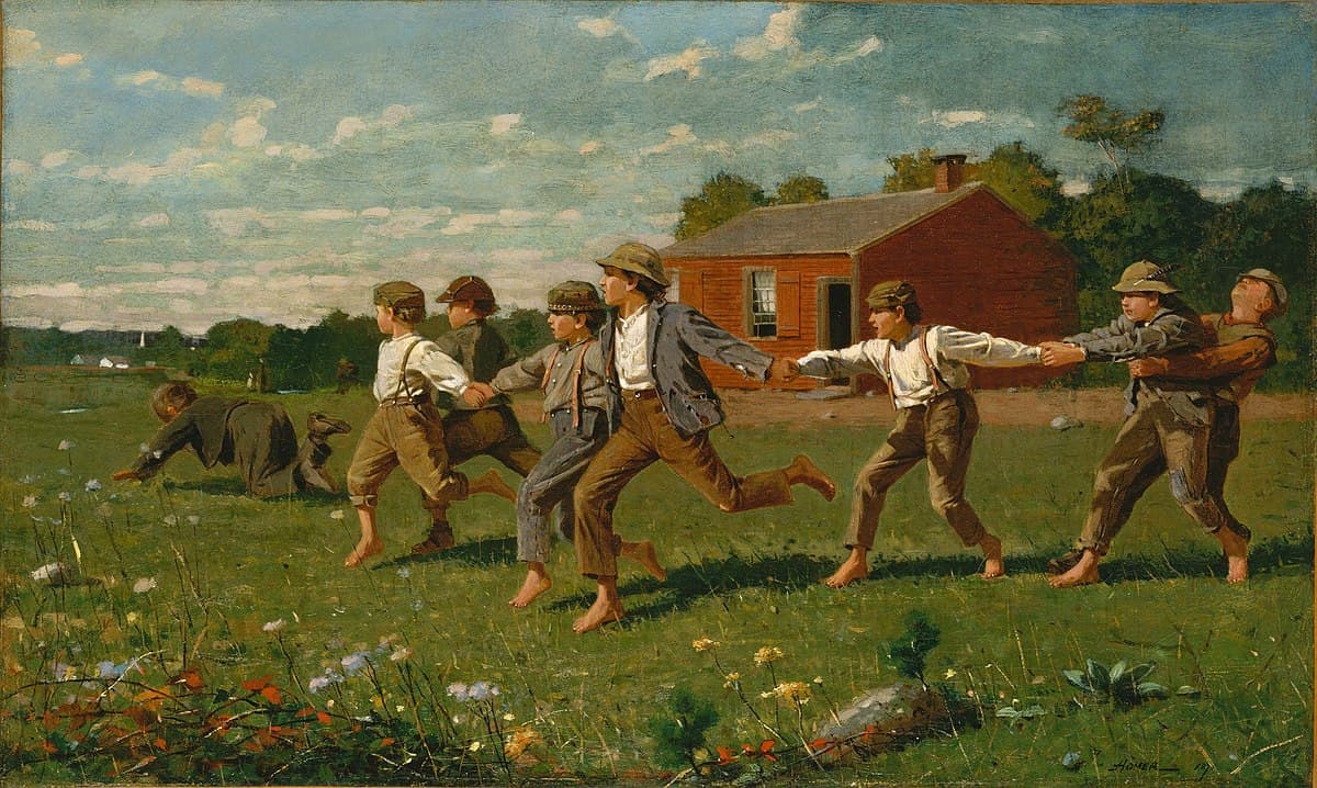 Snap the Whip by Winslow Homer