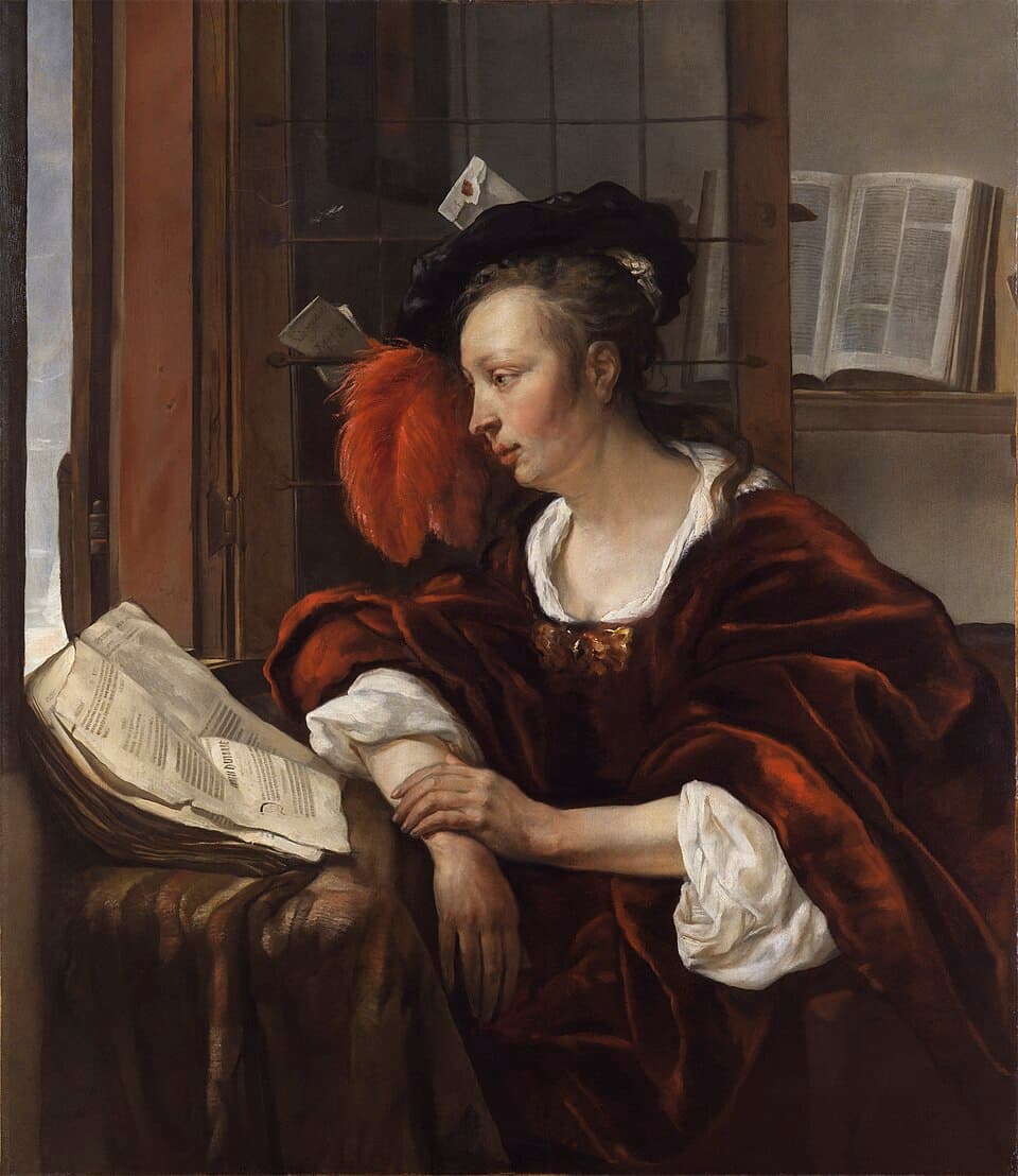 Woman Reading a Letter by Gabriel Metsu