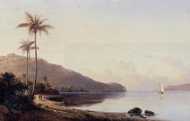 A Creek in Saint Thomas, Antilles by Camille Pissarro