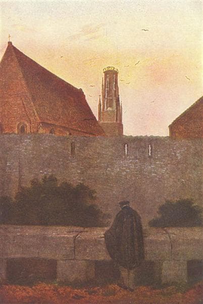By the townwall by Caspar David Friedrich