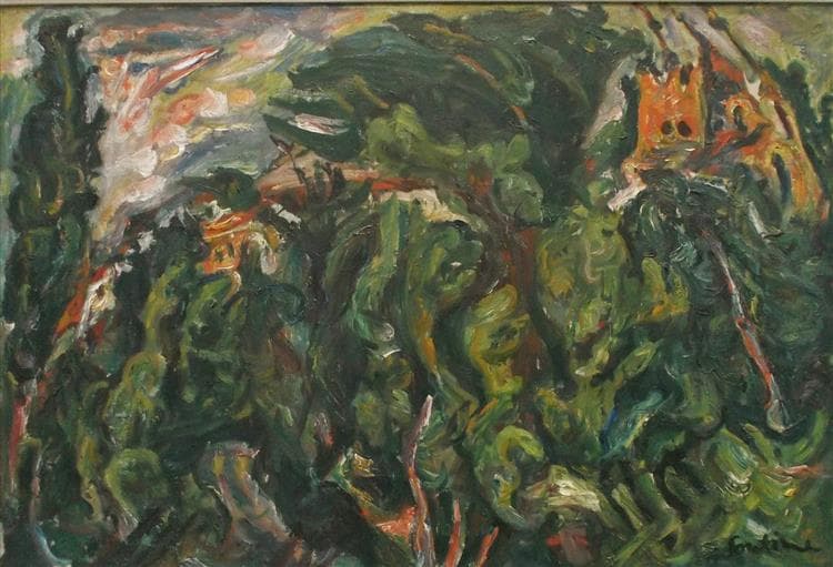 The Red Castle of Céret by Chaim Soutine
