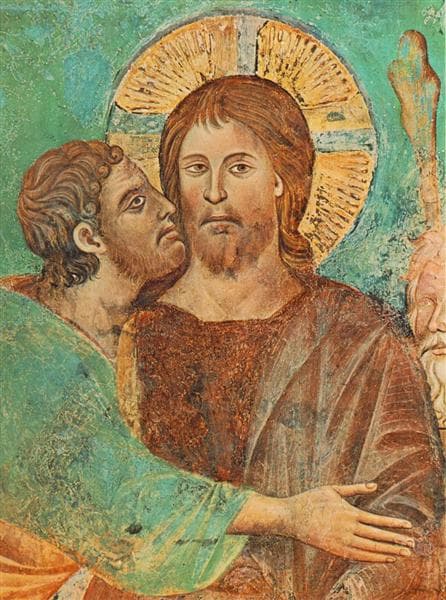 Kristi gripande (detail) by Cimabue