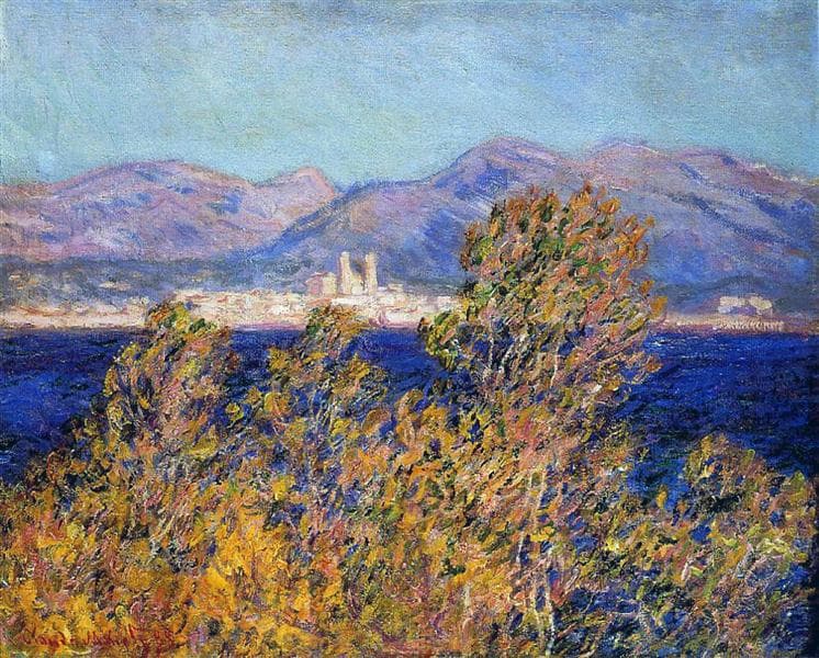 Antibes Seen from the Cape, Mistral Wind by Claude Monet