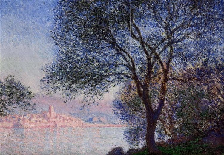 Antibes Seen from the Salis Gardens 02 by Claude Monet