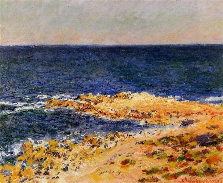 The Big Blue at Antibes by Claude Monet
