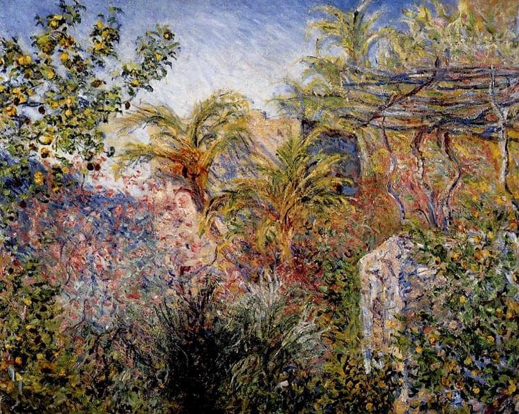 The Valley of Sasso, Bordighera by Claude Monet