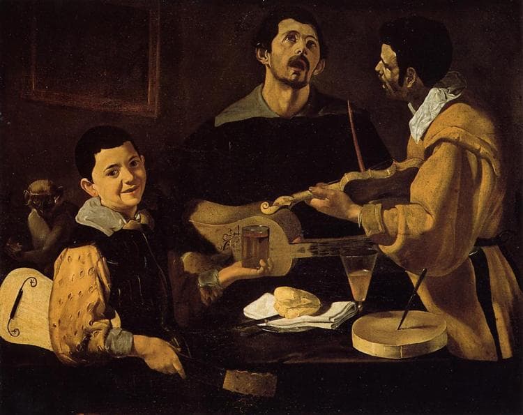 Three Musicians by Diego Velázquez