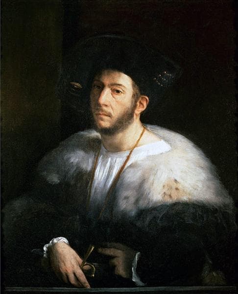 Portrait of a Man (probably Cesare Borgia) by Dosso Dossi