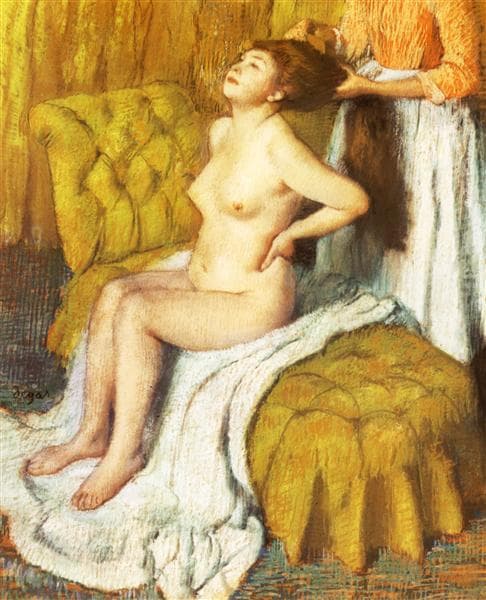 Woman Having Her Hair Combed by Edgar Degas