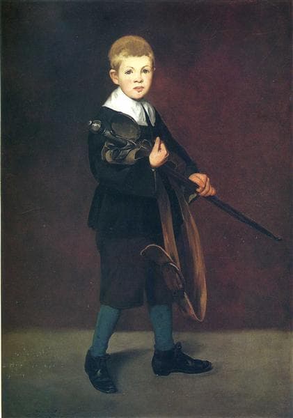 Boy with a sword by Édouard Manet