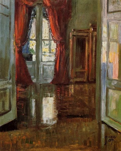 View into the Apartment of Leopold and Marie Czihaczek by Egon Schiele
