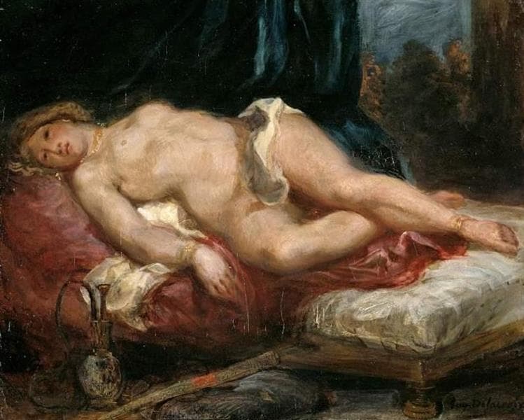 Odalisque by Eugène Delacroix at Fitzwilliam Museum (University of Cambridge), Cambridge