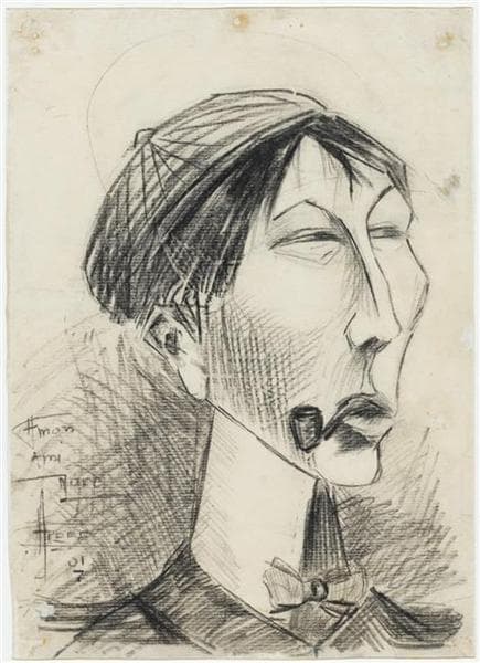 Portrait of Andre Mare by Fernand Léger