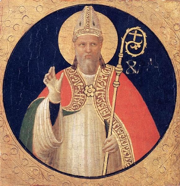A Bishop Saint by Fra Angelico at The Metropolitan Museum of Art