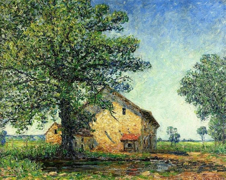 Farm at La Petite Mare by Francis Picabia at Private Collection