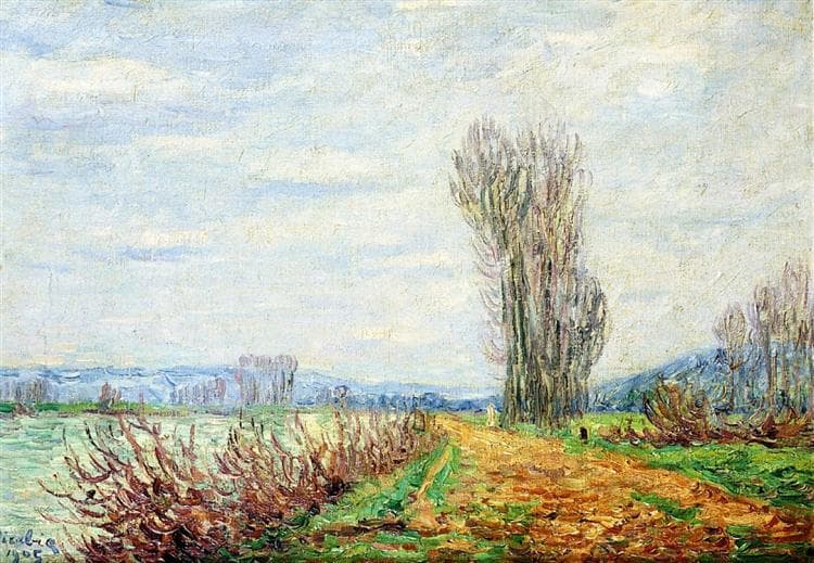Morning Effect, Banks of the Yonne River by Francis Picabia at Private Collection