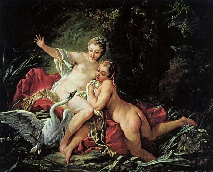 Leda and the Swan by François Boucher