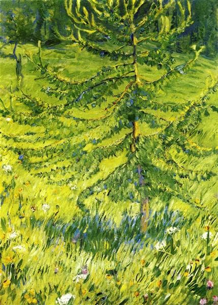 Larch Sapling by Franz Marc at Museum Ludwig, Cologne