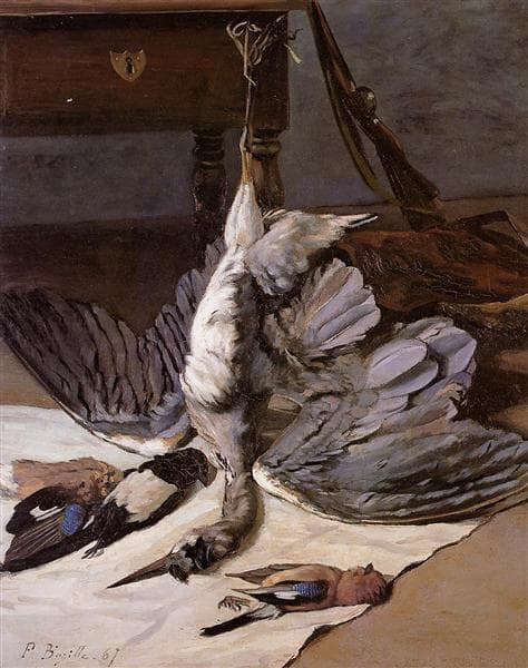 The Heron by Frédéric Bazille