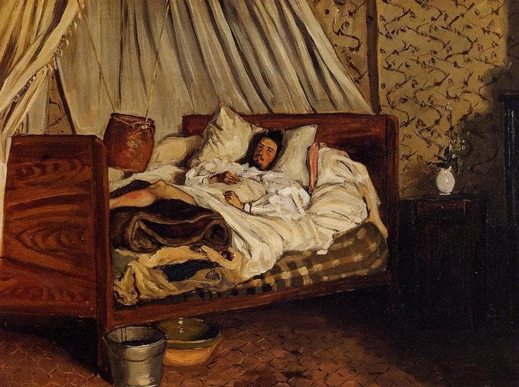 The Improvised Field-Hospital by Frédéric Bazille