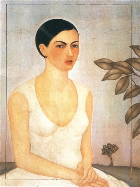 Portrait of Cristina My Sister by Frida Kahlo
