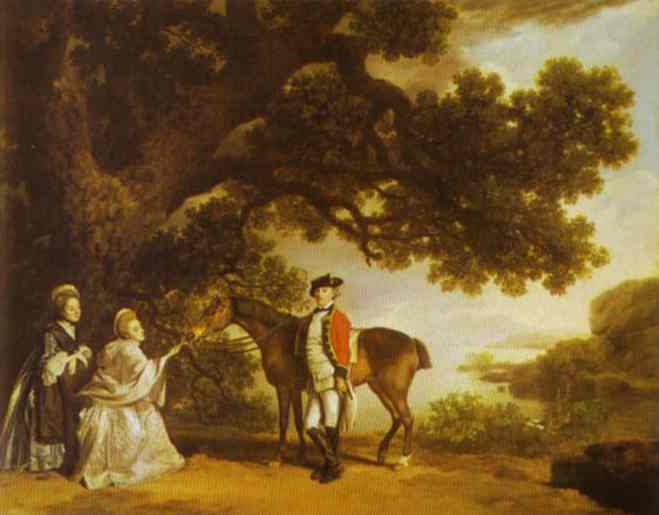 Colonel Pocklington with His Sisters by George Stubbs