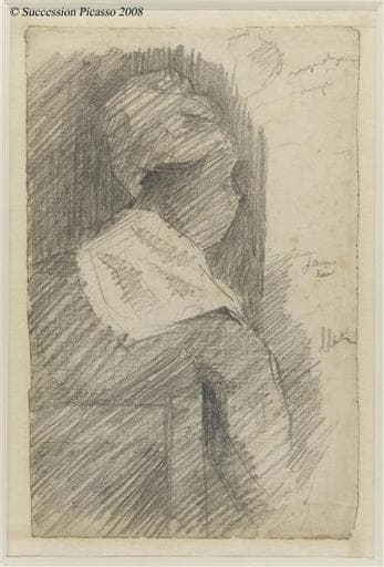 Female from back (black woman) by Georges Seurat