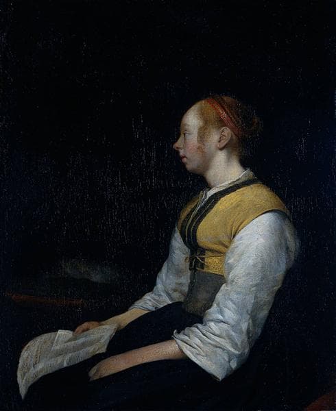 Girl in Peasant Costume. Probably Gesina the Painter's Half Sister.