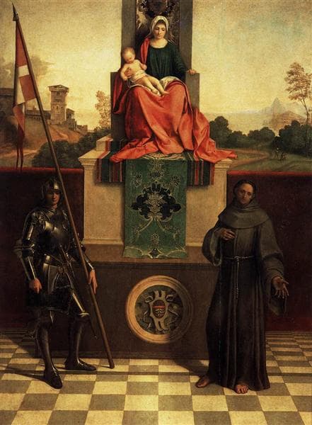 Madonna and Child with Saints Liberale and Francis (The Castelfranco Madonna) by Giorgione