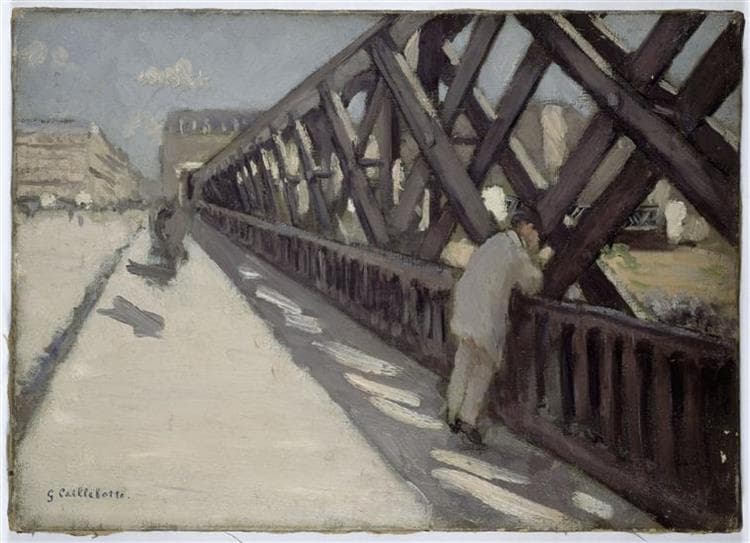 Study for Le Pont De L'Europe by Gustave Caillebotte at Musée des Beaux-Arts de Rennes, Rennes
