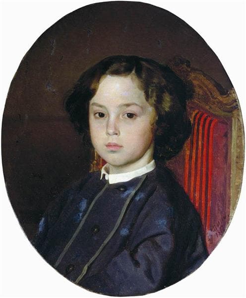 Portrait of a Boy by Ilya Repin at Taganrog Museum of Fine Arts, Taganrog