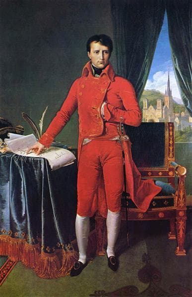 Portrait of Napoléon Bonaparte, The First Council by Jean-Auguste-Dominique Ingres