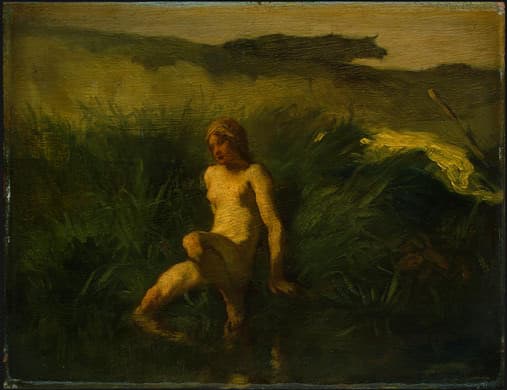 The bather by Jean-François Millet