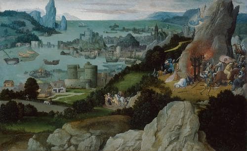 Miracle of St. Catherine by Joachim Patinir at Kunsthistorisches Museum