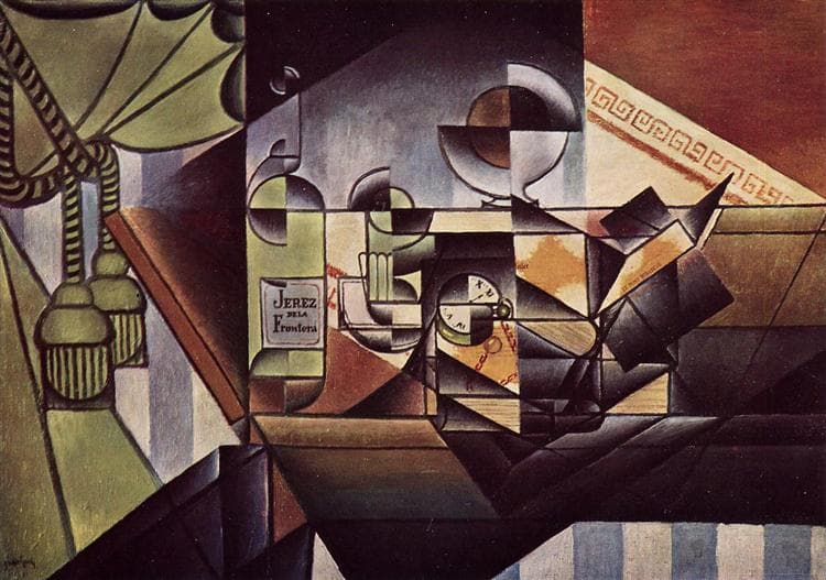 The Watch (The Sherry Bottle) by Juan Gris at Private Collection