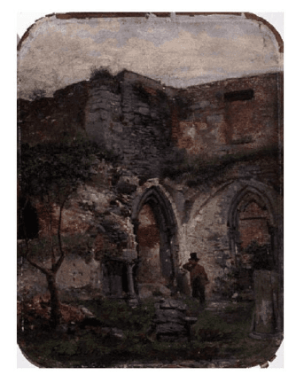 Ruins of Saint Bavo's Abbey in Ghent by Jules Breton