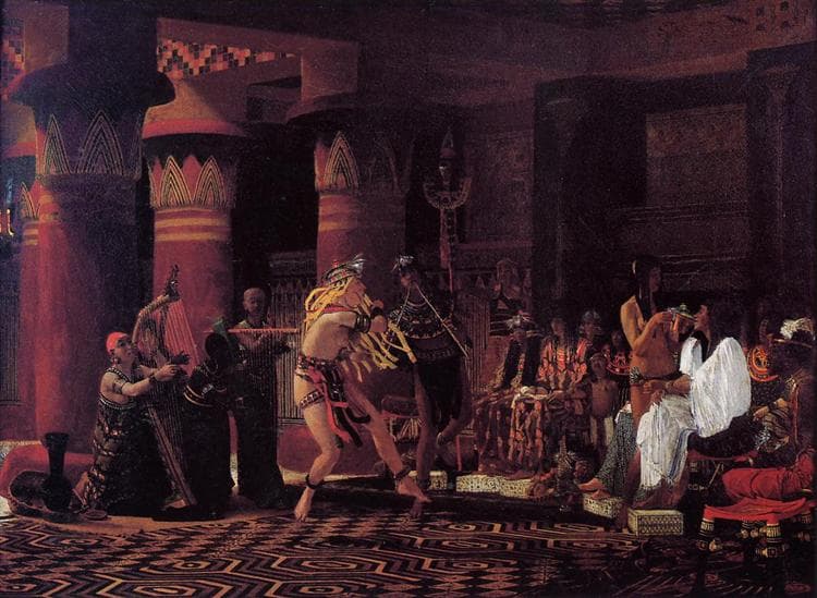 Pastimes in Ancient Egyupe 3 000 Years Ago by Lawrence Alma-Tadema